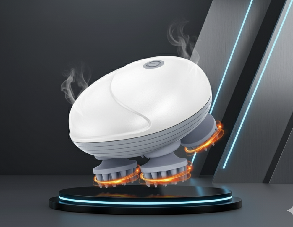 Trendy Look Smart Scalp Massager | Rechargeable Electric Scalp Massager with 4 Speed Modes